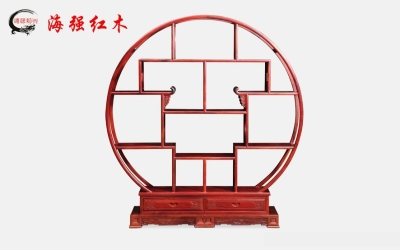 圆形多宝阁，博古架